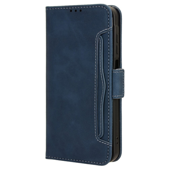 Klapkové puzdro pre Realme Note 70T 4G, Card Slot, tmavomodré