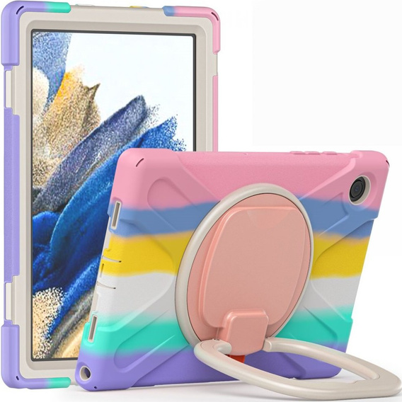 Detské puzdro pre Samsung Galaxy tab A8 10.5 SM-X200 SM-X205, pancierované s popruhom, modré