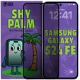 Tmavé sklo na ochranu súkromia Shy Palm pre Samsung Galaxy S24 FE