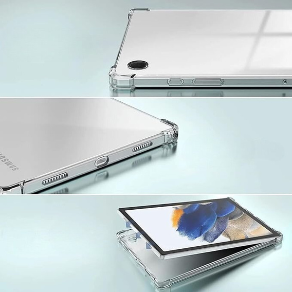 Puzdro pre Samsung Galaxy Tab A9+, silikónové, priehľadné