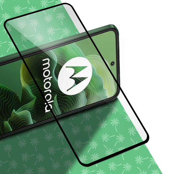 5D Full Glue Smart Palm tvrdené sklo pre Motorola Moto G35 5G