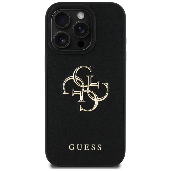 Puzdro GUESS Grained Big 4G a Classic Logo pre iPhone 16 Pro