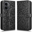 Flipové puzdro pre Honor 400 5G, Wallet Rhombus, čierne