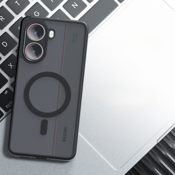 Puzdro pre Xiaomi Poco X7 Pro 5G, pre MagSafe, ERBORD Matt Case, čierny