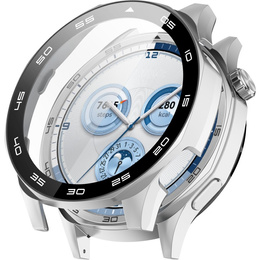Puzdro 2v1 + tvrdené sklo pre Huawei Watch GT 5 46mm, priehľadné