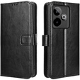 Klapkové puzdro pre Realme GT 7 / 7T, Crazy Horse Wallet, čierne