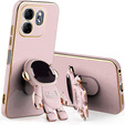Obal na mobil pre Infinix Hot 50i 4G, Astronaut, ružové