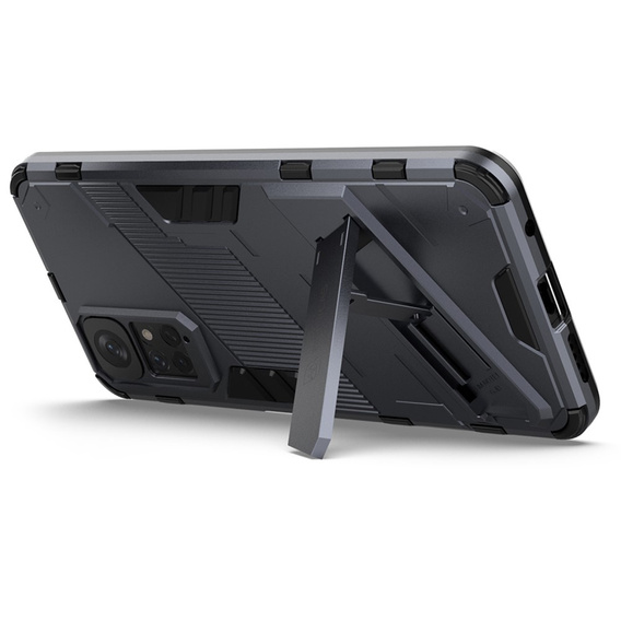 Puzdro pre Xiaomi Redmi Note 11/11S, Military kickstand, modré