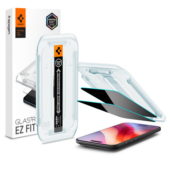 Spigen Glas.TR "EZ FIT" ochranné tvrdené sklo HD pre iPhone Air (2 ks)