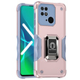 Obal na mobil pre Xiaomi Redmi 10C, Dual-Layer Armor, ružové rose gold