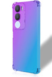 Puzdro pre Vivo Y19s, Gradient Dropproof, Fialová / modrá