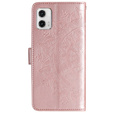 Klapkové puzdro pre Motorola Moto G73 5G, Mandala Flower, ružové rose gold