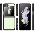 Obal na mobil pre Samsung Galaxy Z Flip 5 5G, Fusion Hybrid, transparentné / čierne