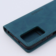 Puzdro pre Xiaomi Redmi Note 12S, ERBORD Vintage, peňaženka s chlopňou, modré