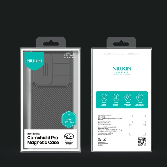 Puzdro Nillkin pre Samsung Galaxy S25 Ultra, CamShield Pro MagSafe, čierne
