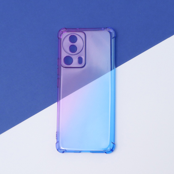 Puzdro pre Xiaomi 13 Lite, Gradient Dropproof, Fialová / modrá