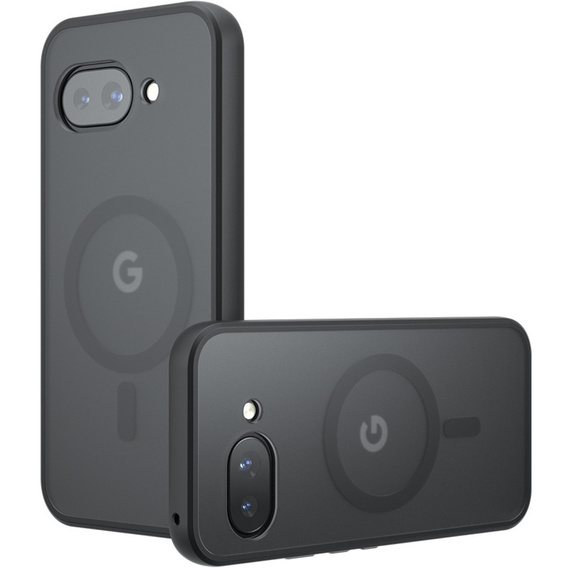 Puzdro pre Google Pixel 9A, pre MagSafe, ERBORD Matt Case, čierny