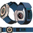 Nylonový opasok ERBORD pre Apple Watch 1/2/3/4/5/6/7/8/SE/ULTRA 42/44/45/49mm, modrý