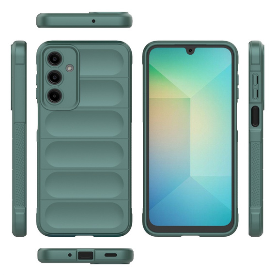 Obal na mobil pre Samsung Galaxy A56, Gaming Shockproof, zelený