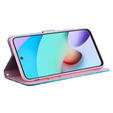 Klapkové puzdro pre Xiaomi Redmi 13C / Poco C65, Wallet, Butterflies modré