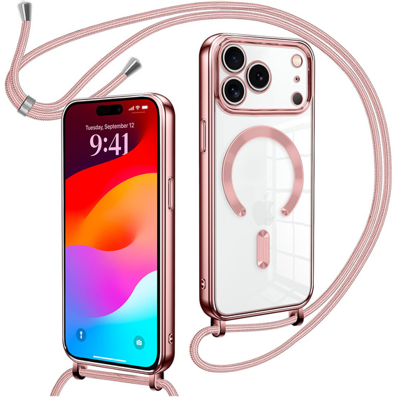 Puzdro Electro MagSafe so šnúrkou pre iPhone 17 Pro Max