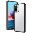 Obal na mobil pre Xiaomi Redmi Note 10/10S, Fusion Hybrid, transparentné / čierne