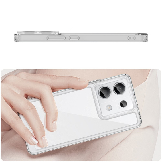 Obal na mobil pre Xiaomi Redmi Note 13 Pro 5G, Fusion Hybrid, priehľadné