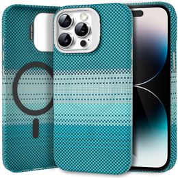 Puzdro pre iPhone 14 Pro, Frame Kickstand, pre MagSafe, Moon Green