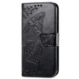 Klapkové puzdro pre Xiaomi Redmi Note 13 Pro 5G, Butterfly, čierne