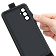 Klapkové puzdro pre Samsung Galaxy M34, Flip, čierne