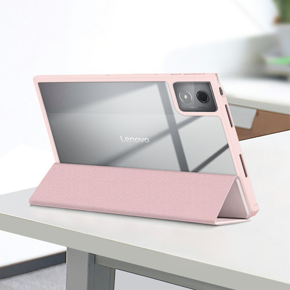 Puzdro pre Lenovo Tab K11 Plus, Smartcase Hybrid, so slotom na stylus, ružové