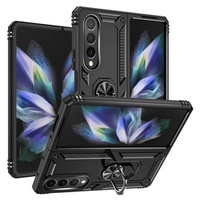 Pancierované obal na mobil pre Samsung Galaxy Z Fold 4 5G, Nox Case Ring, čierne