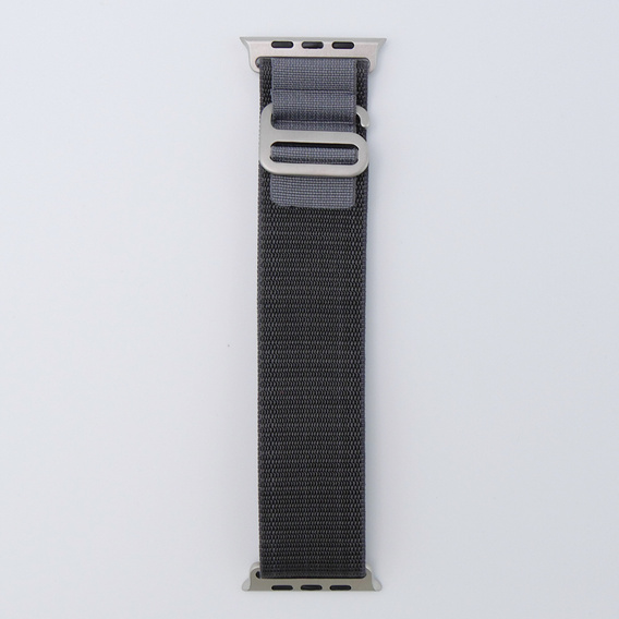 Nylonový remienok pre Apple Watch 1/2/3/4/5/6/7/8/SE/ULTRA 42/44/45/49 mm, sivý