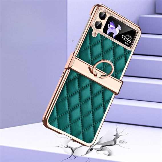Puzdro pre Samsung Galaxy Z Flip 4 5G, Rhombus Grid