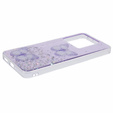 Puzdro pre Xiaomi 13T / 13T Pro / Redmi K60 Ultra, Glitter Butterfly, fialové