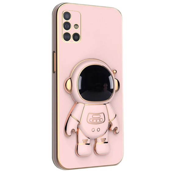 Obal na mobil pre Samsung Galaxy A71, Astronaut, ružové rose gold