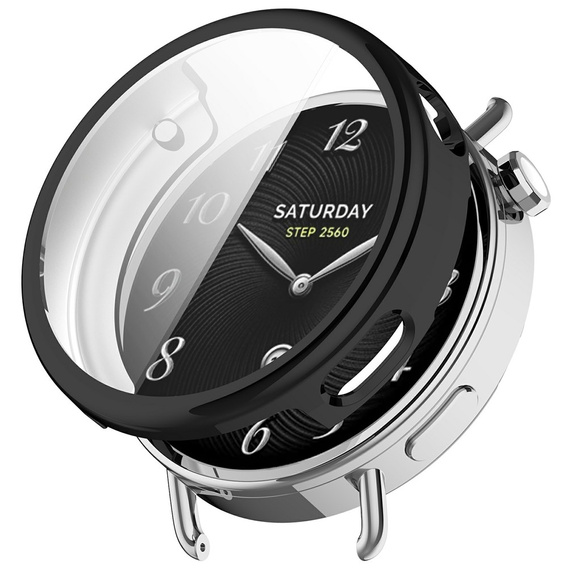 Puzdro 2 v 1 s ochrannou fóliou na displej pre hodinky Xiaomi Watch S4 41 mm