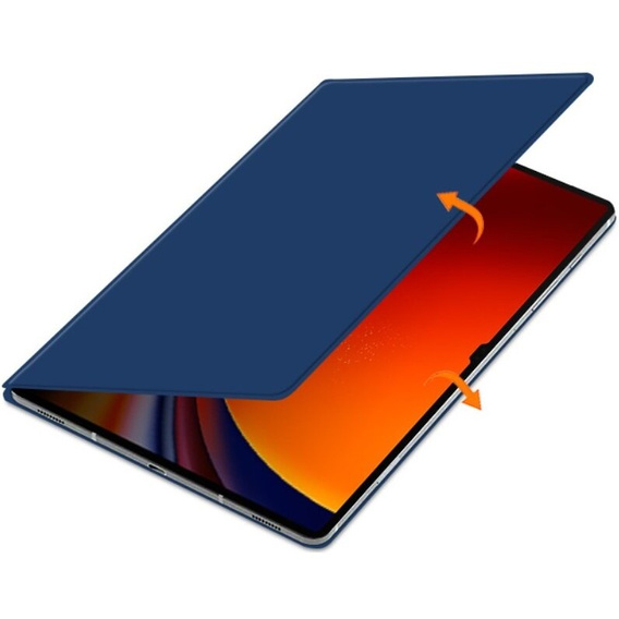 Obal na mobil pre Samsung Galaxy Tab S9 Ultra, Magnetic, modré