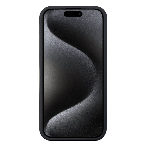 Puzdro pre iPhone 15 Pro, Aramid Fiber Cover, čierne