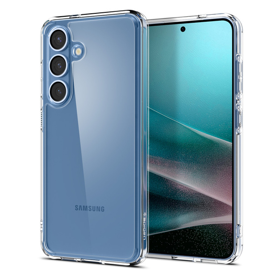 Puzdro Spigen pre Samsung Galaxy S25+ Plus, Ultra Hybrid, priehľadné + tvrdené sklo 9H