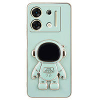 Obal na mobil pre Infinix Zero 30 5G, Astronaut, zelený