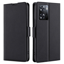 Klapkové puzdro pre Oppo A57s, Wallet Thin Magnet, čierne