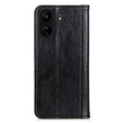 Obal na mobil pre Xiaomi Redmi 13C / Poco C65, Wallet Litchi Leather, čierne