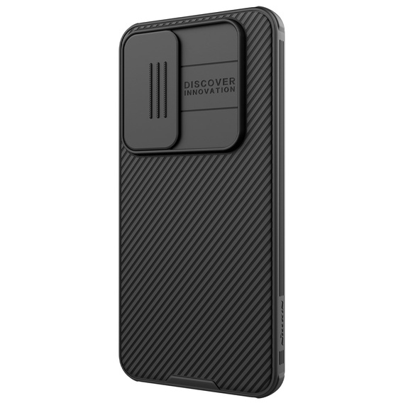 Puzdro pre Samsung Galaxy S24 FE, pancierované Nillkin, CamShield Pro, čierne