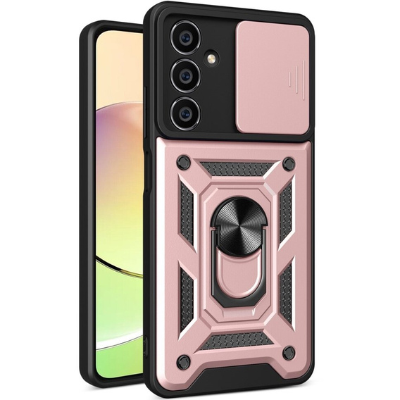 Obal na mobil pre Samsung Galaxy A05s, CamShield Slide, ružové