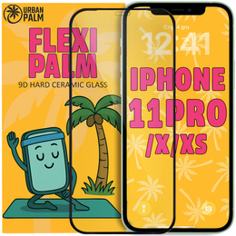 9D Flexi Palm keramické sklo pre iPhone X / XS / 11 Pro
