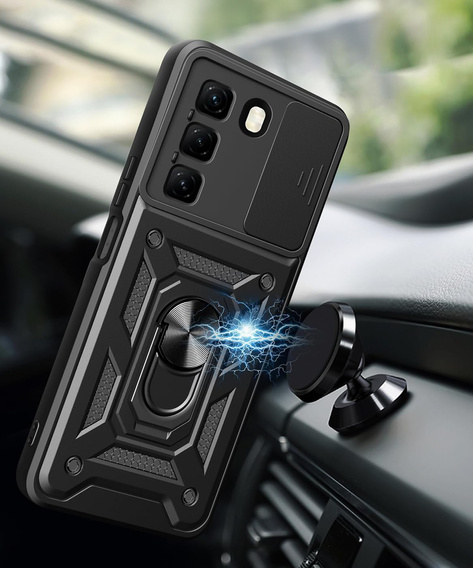 Obal na mobil pre Infinix Hot 50 Pro+ 4G, CamShield Slide, čierne