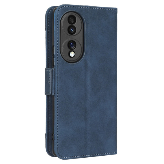 Klapkové puzdro pre Honor 70 5G, Card Slot, tmavomodré