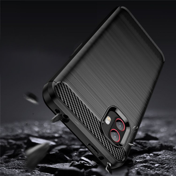 Obal na mobil pre Samsung Galaxy Xcover 6 Pro 5G, Carbon, čierne