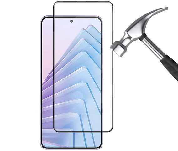 3D tvrdené sklo pre Xiaomi Redmi Note 14 5G, čierny rám